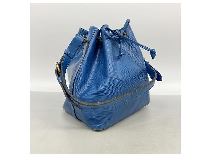 Noe Borsa a tracolla Louis Vuitton Epi Petit Noé Blu - vista 2