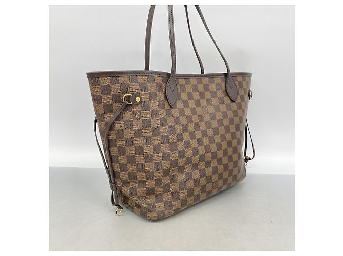 Sac Cabas Louis Vuitton Damier Neverfull MM Rose Damier ebène - vue 2