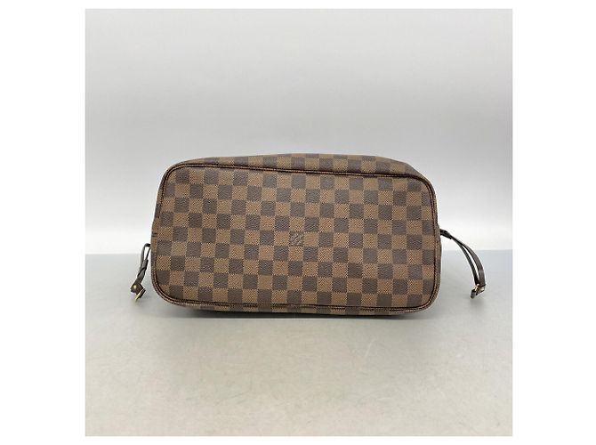 Sac Cabas Louis Vuitton Damier Neverfull MM Rose Damier ebène - vue 3