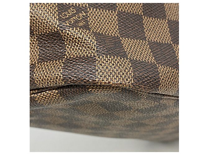 Sac Cabas Louis Vuitton Damier Neverfull MM Rose Damier ebène - vue 6
