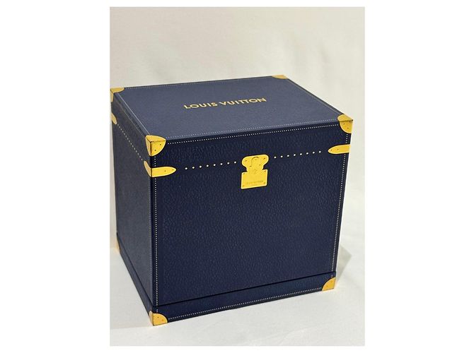 Louis Vuitton Pingente Baú Damier com Asas Azul escuro Gold hardware Monograma - vista 5