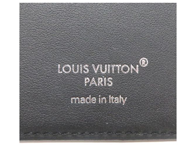 Louis Vuitton Monogram Macassar Business Card Case Castaño Negro - vista 5