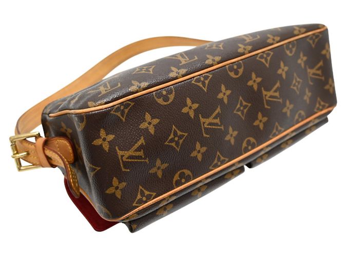 Borsa a tracolla Louis Vuitton Viva Cite MM da donna Marrone - vista 3