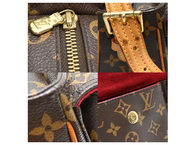 Borsa a tracolla Louis Vuitton Viva Cite MM da donna Marrone - vista 7