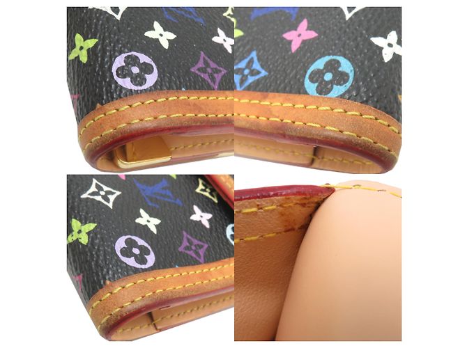 Louis Vuitton Monogram Multicolore Long Wallet Black - view 10