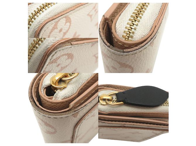 Louis Vuitton Portefeuille Lou Portafoglio bi-fold da donna Beige - vista 10