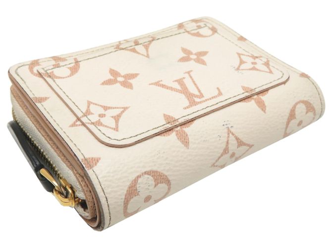 Louis Vuitton Portefeuille Lou Portafoglio bi-fold da donna Beige - vista 3