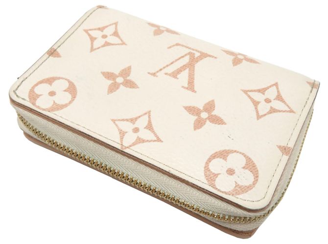 Louis Vuitton Portefeuille Lou Portafoglio bi-fold da donna Beige - vista 4