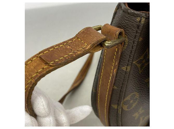 Sac à épaule Louis Vuitton Monogram Chantilly PM Marron - vue 10
