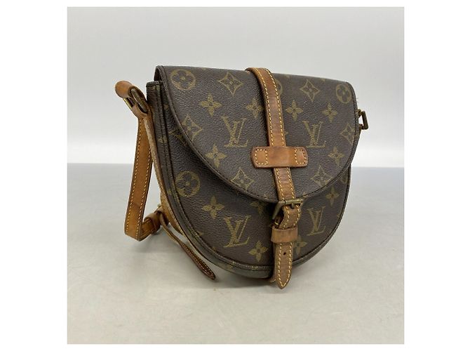 Sac à épaule Louis Vuitton Monogram Chantilly PM Marron - vue 2