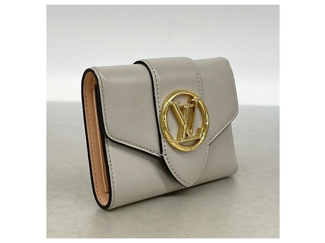 Louis Vuitton Tri-fold Geldbörse Portefeuille LV Pont Neuf Compact M80475 Braun - Ansicht 2