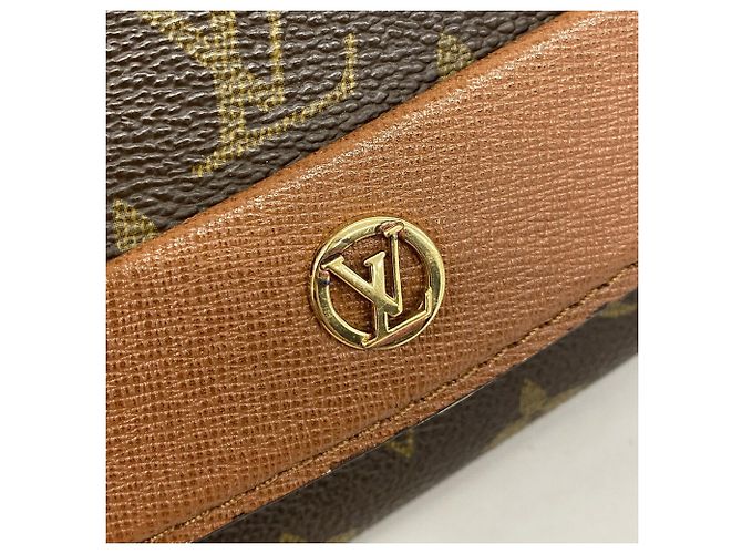 Bolso de hombro Louis Vuitton Monogram Bordeaux Castaño - vista 10