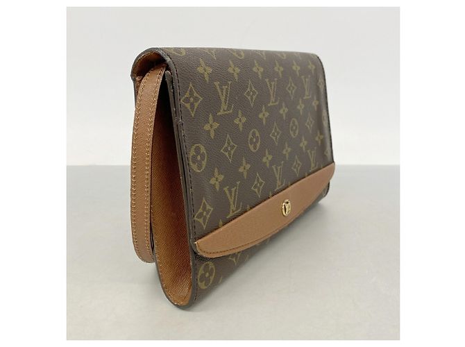 Bolso de hombro Louis Vuitton Monogram Bordeaux Castaño - vista 2