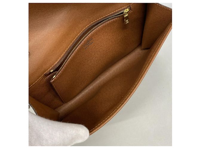 Bolso de hombro Louis Vuitton Monogram Bordeaux Castaño - vista 4