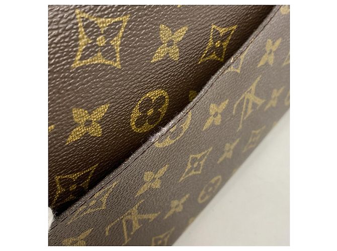 Bolso de hombro Louis Vuitton Monogram Bordeaux Castaño - vista 8
