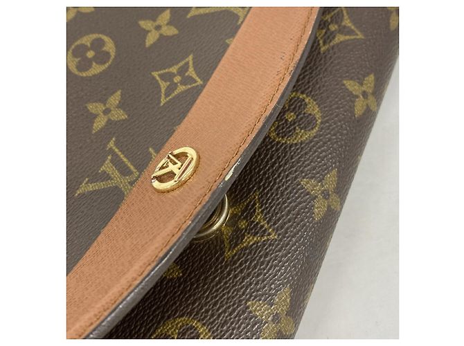 Bolso de hombro Louis Vuitton Monogram Bordeaux Castaño - vista 9