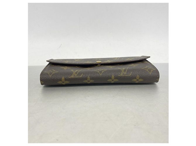 Louis Vuitton Monogram Pochette Portemonnaie Credit Long Wallet Marrone - vista 2
