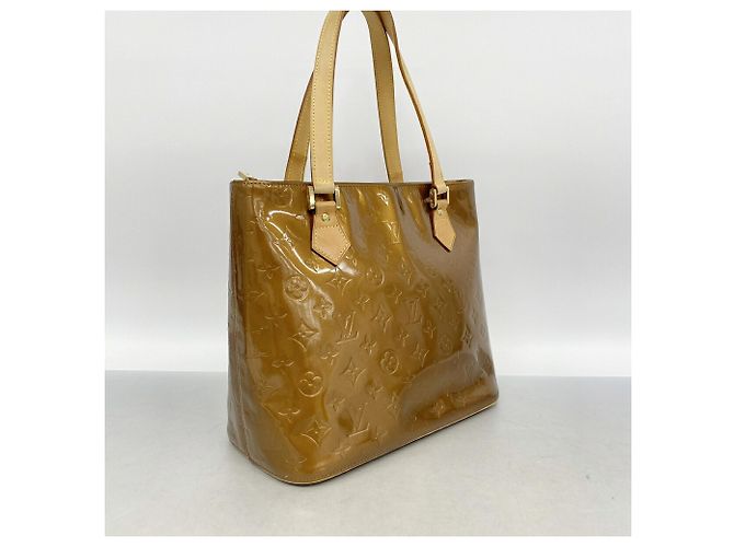 Borsa Tote Louis Vuitton Vernis Houston M91122 Bronze Bronzo - vista 2