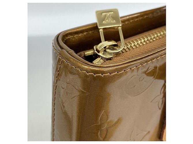 Borsa Tote Louis Vuitton Vernis Houston M91122 Bronze Bronzo - vista 7