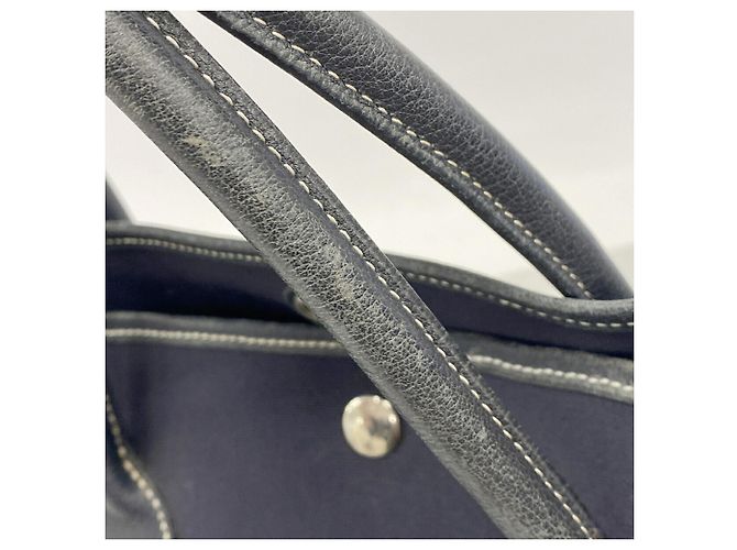 Hermès Borsa Tote Hermes Garden PM Blu navy - vista 8