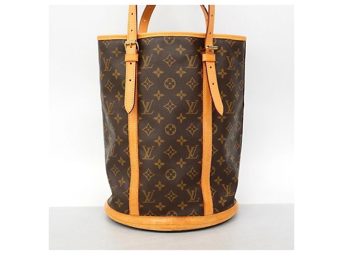 Bolso Tote Louis Vuitton Monogram Bucket GM Castaño - vista 10