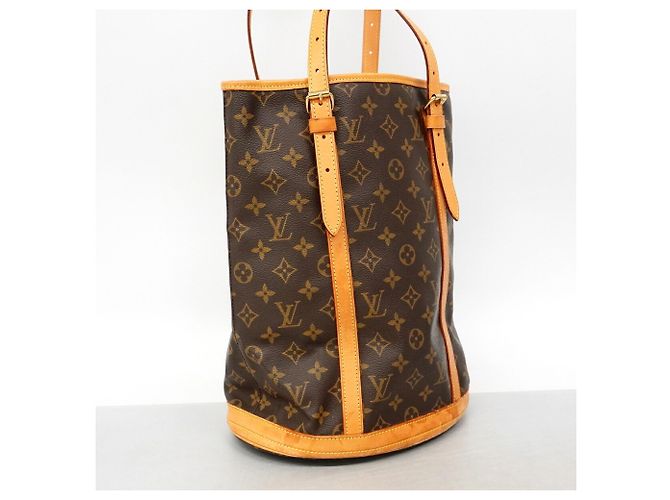 Bolso Tote Louis Vuitton Monogram Bucket GM Castaño - vista 2