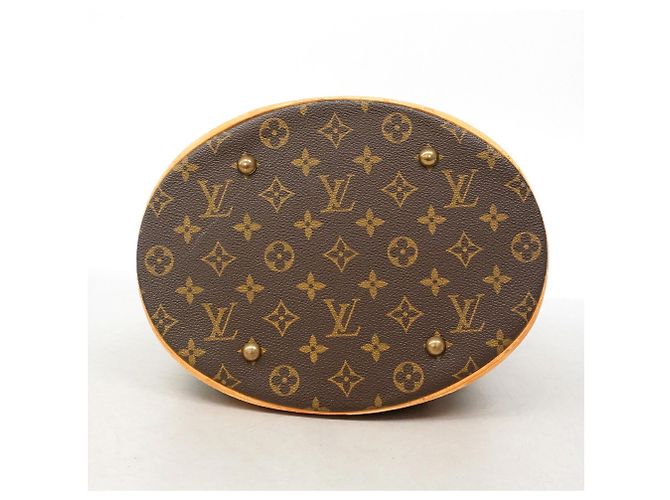 Bolso Tote Louis Vuitton Monogram Bucket GM Castaño - vista 3
