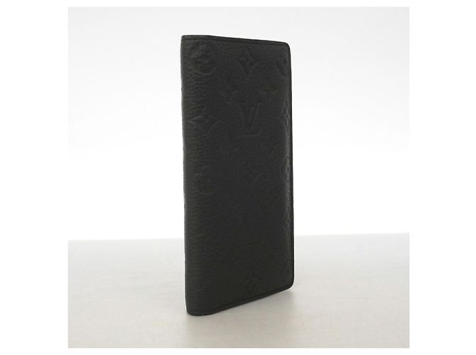 Louis Vuitton Monogram Taurillon Portefeuille Brazza Long Wallet Black - view 2
