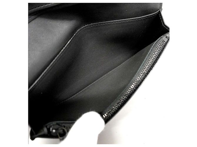 Louis Vuitton Monogram Taurillon Portefeuille Brazza Long Wallet Black - view 4