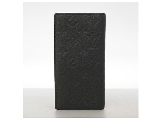 Louis Vuitton Monogram Taurillon Portefeuille Brazza Long Wallet Black - view 8