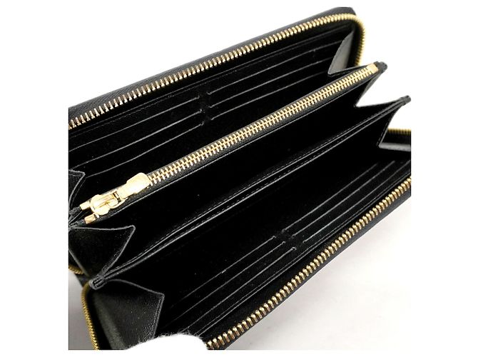 Louis Vuitton Epi Zippy Wallet M63991 Noir Negro - vista 4