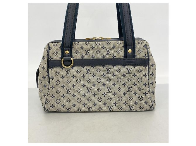 Louis Vuitton Monogram Mini Josephine PM Handtasche Blau - Ansicht 11