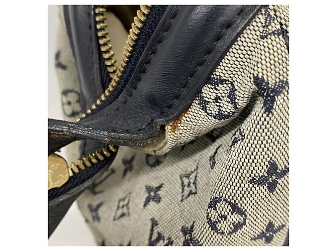 Louis Vuitton Monogram Mini Josephine PM Handtasche Blau - Ansicht 7