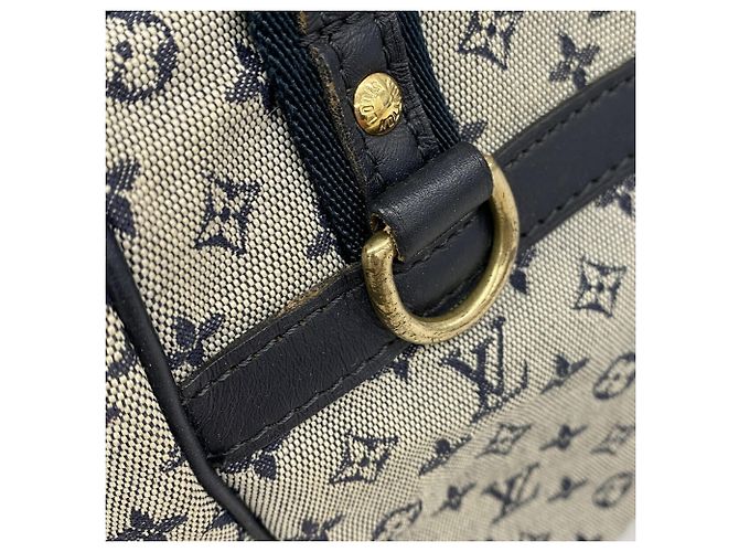 Louis Vuitton Monogram Mini Josephine PM Handtasche Blau - Ansicht 9