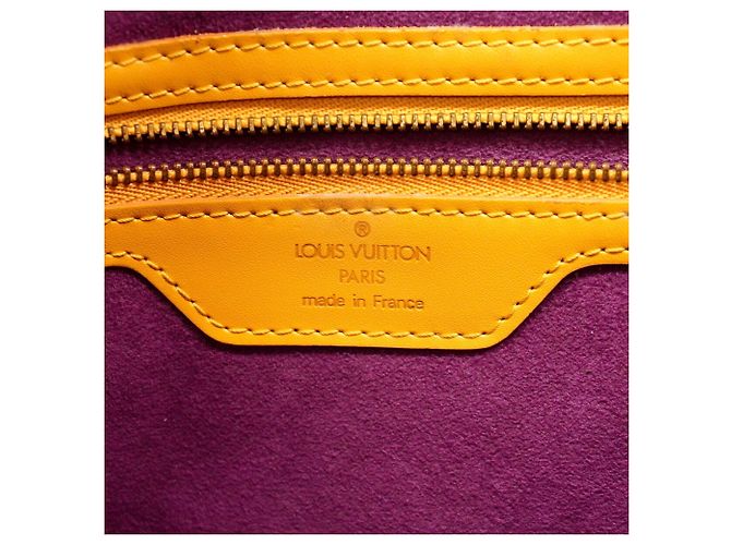 Louis Vuitton Epi Saint Jacques Schultertasche Gelb - Ansicht 5