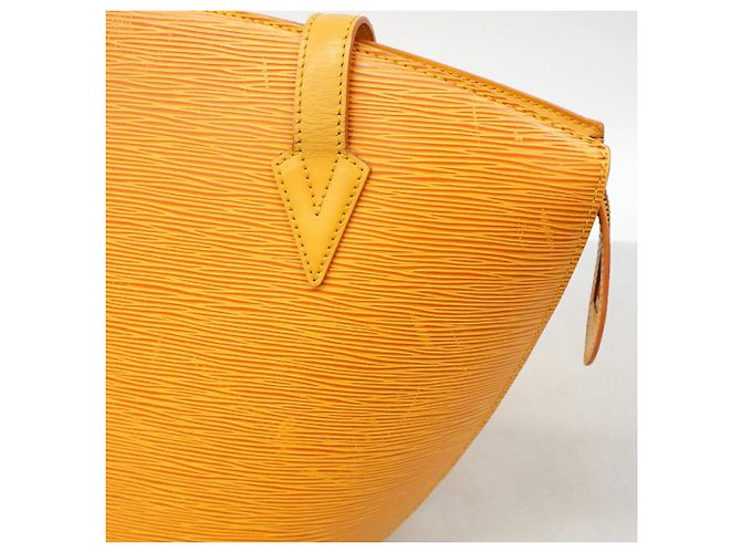 Louis Vuitton Epi Saint Jacques Schultertasche Gelb - Ansicht 9