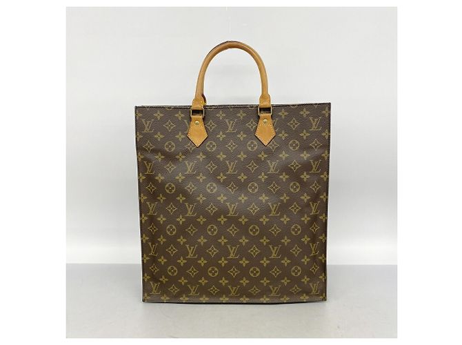 Saco Tote Louis Vuitton Monogram Sac Plat Marrom - vista 10