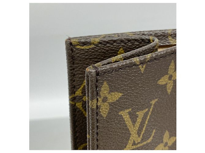 Saco Tote Louis Vuitton Monogram Sac Plat Marrom - vista 9
