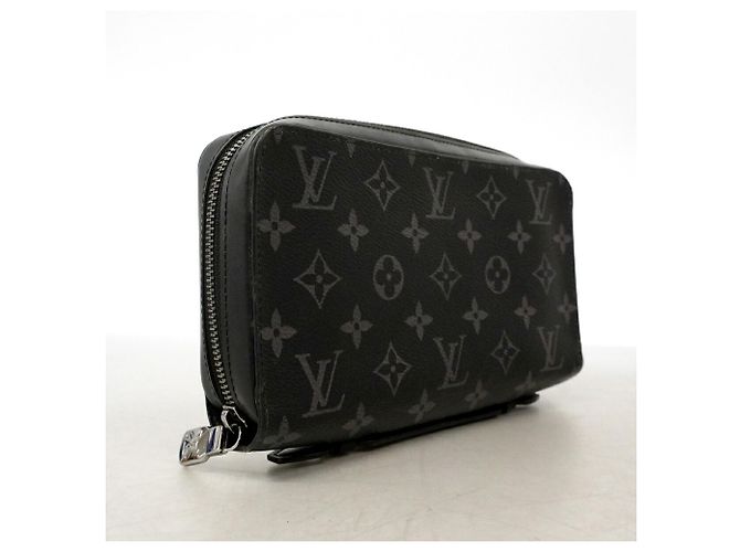 Portafoglio Lungo Zippy XL Louis Vuitton Monogram Eclipse Nero - vista 2