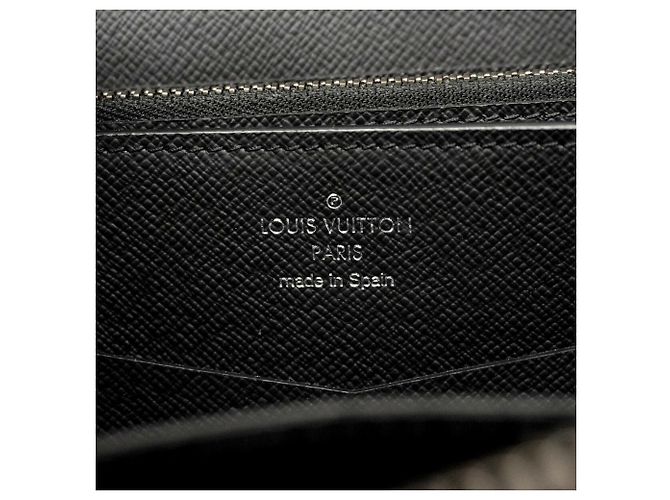 Portafoglio Lungo Zippy XL Louis Vuitton Monogram Eclipse Nero - vista 5