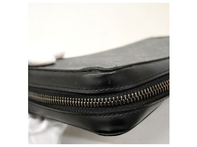 Portafoglio Lungo Zippy XL Louis Vuitton Monogram Eclipse Nero - vista 7