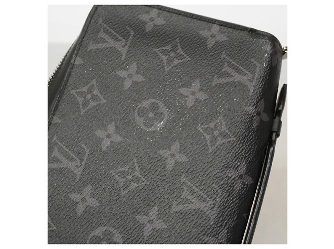 Portafoglio Lungo Zippy XL Louis Vuitton Monogram Eclipse Nero - vista 8