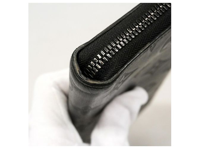 Louis Vuitton Monogram Shadow Zippy Wallet Schwarz - Ansicht 6