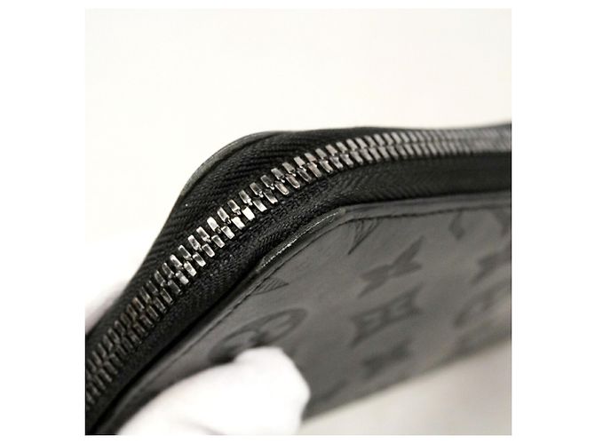 Louis Vuitton Monogram Shadow Zippy Wallet Schwarz - Ansicht 7