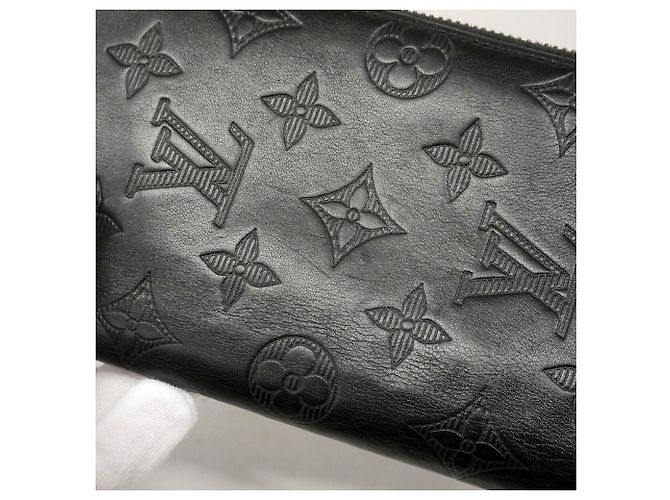 Louis Vuitton Monogram Shadow Zippy Wallet Schwarz - Ansicht 9