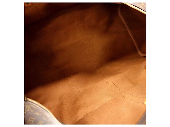 Louis Vuitton Monogram Keepall Bandoulière 55 Marrone - vista 4