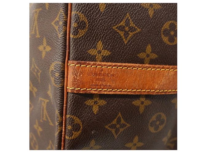 Louis Vuitton Monogram Keepall Bandoulière 55 Marrone - vista 5