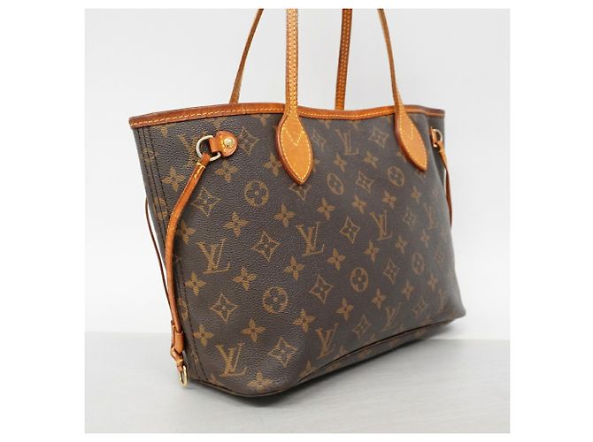 Bolso Tote Louis Vuitton Monogram Neverfull PM Castaño - vista 2