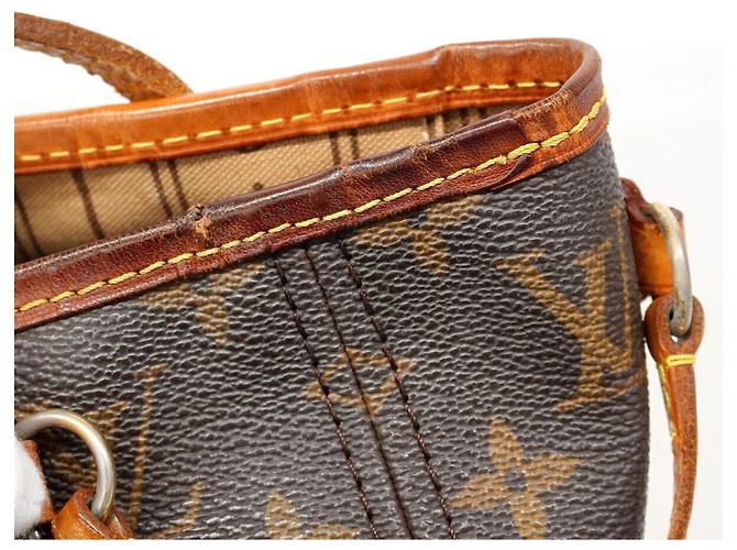 Bolso Tote Louis Vuitton Monogram Neverfull PM Castaño - vista 7