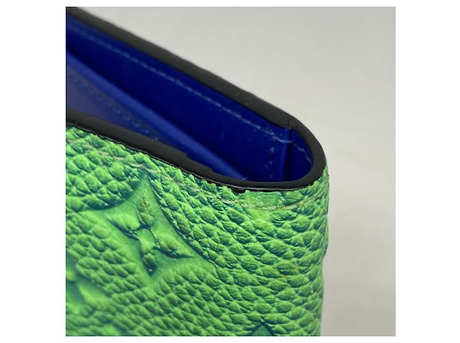 Brazza Portafoglio lungo Louis Vuitton Verde - vista 5